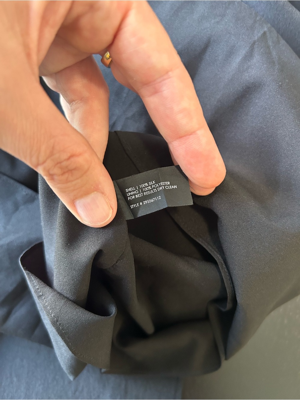 Club Monaco SILK Black One-Shoulder Maxi Dress with Side Slits - 90s Minimalism - Picture 9 of 14